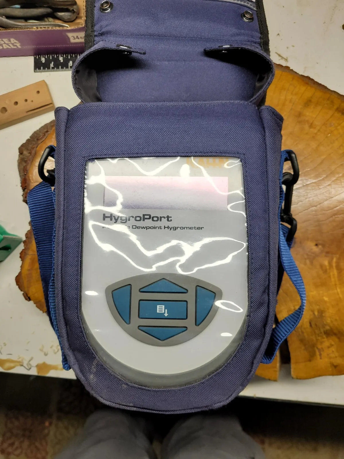 Kahn Hygroport Hygrometer, Portable Hygrometer, Demo, Includes Carrying Case