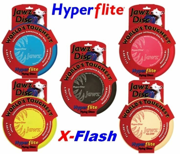 Hyperflite Jawz Dog Frisbee Disc Adult Or Pup Flying Disc Puncture Resistant