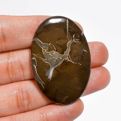 Pyrite Septarian Oval Shape Cabochon 100% Natural Loose Gemstone 75 Ct 45x30x5mm