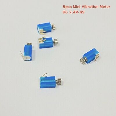 5pcs Mini Micro 5mm Coreless Vibration Motor Dc 3v 3.7v Vibrator  Diy Phone Toy