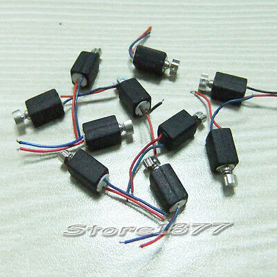 10pcs Pager And Cell Phone Vibrating Micro Motor 2.5v-4.0vdc With Two Leads S883