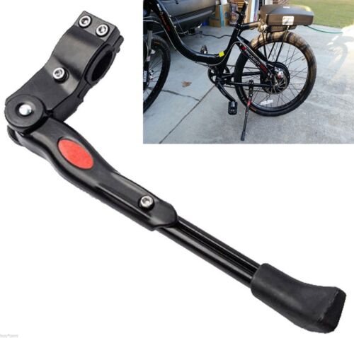 Adjustable Aluminium Alloy Bike Bicycle Kickstand Side Fit For 20" 24" 26" Black