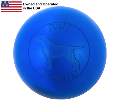 Indestructible Dog Ball By Ruff Retriever - Extreme Chewer - Fetch And Chew Toy