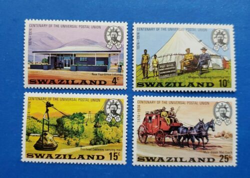 Swaziland Stamps, Scott 214-217 Complete Set Mnh