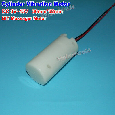 Dc 5v-12v Micro Round 30mm Cylinder Vibration Motor Vibrating Diy Massager