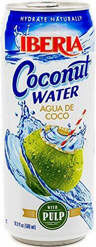 Iberia Coconut Water With Pulp 16.9 Fl Oz Pack Of 24