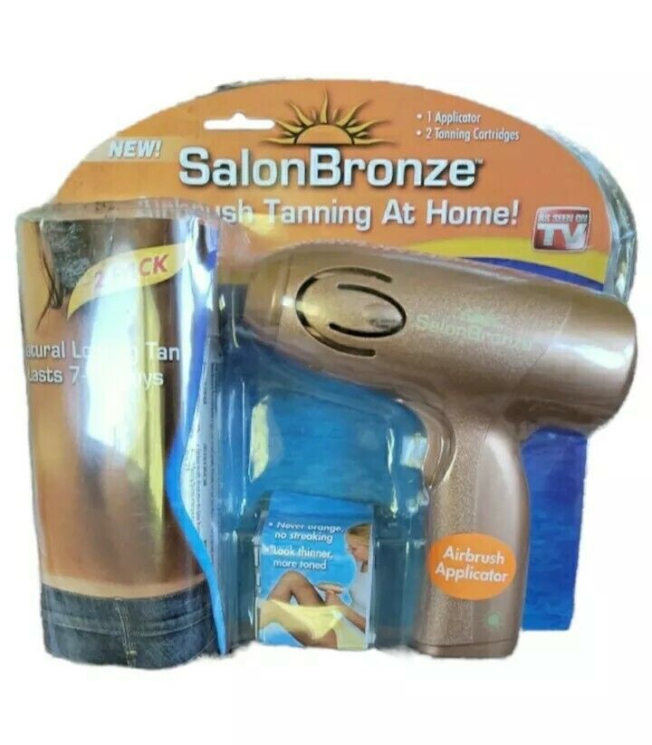 Salon Bronze Airbrush Sunless At Home Tanning System With Two Cartridges