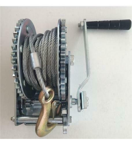 Boss Buck Winch 1,200 Lb W/ Cable & Hook (no Safety Latch) - Gear: 4.1:1 Bb-392