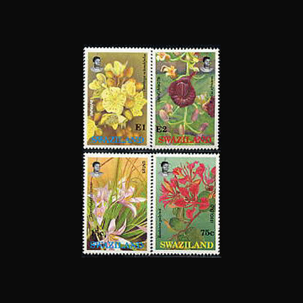 Swaziland, Sc #588-91, Mnh, 1991, Flowers, Flora, Plants, A5hii-a