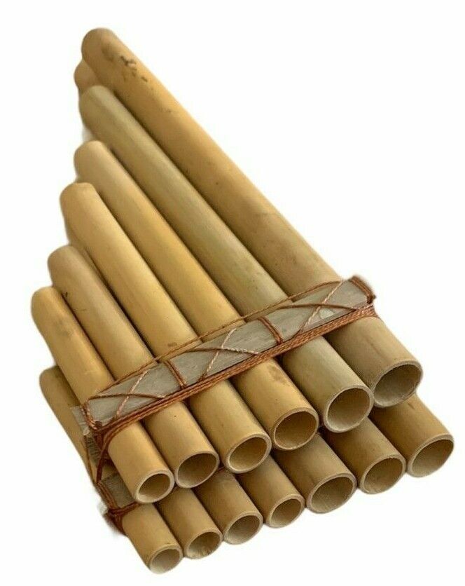 Handmade Cane Bamboo Pan Flute Zampona Panpipe Wood Woodwind Musical Instrument