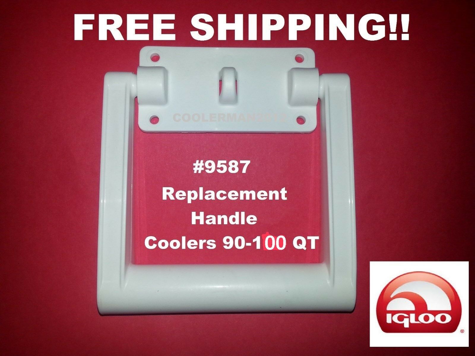 New # 9587 Genuine 90-100 Qt Igloo Cooler Repair Parts Replacement Handle #igl