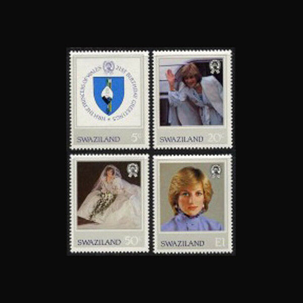 Swaziland, Sc #406-09, Mnh, 1982, Royalty, Diana, A5rti-c