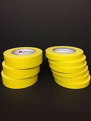 Scotch 3m Yellow Masking Tape 6652 6654 Bundle Pack