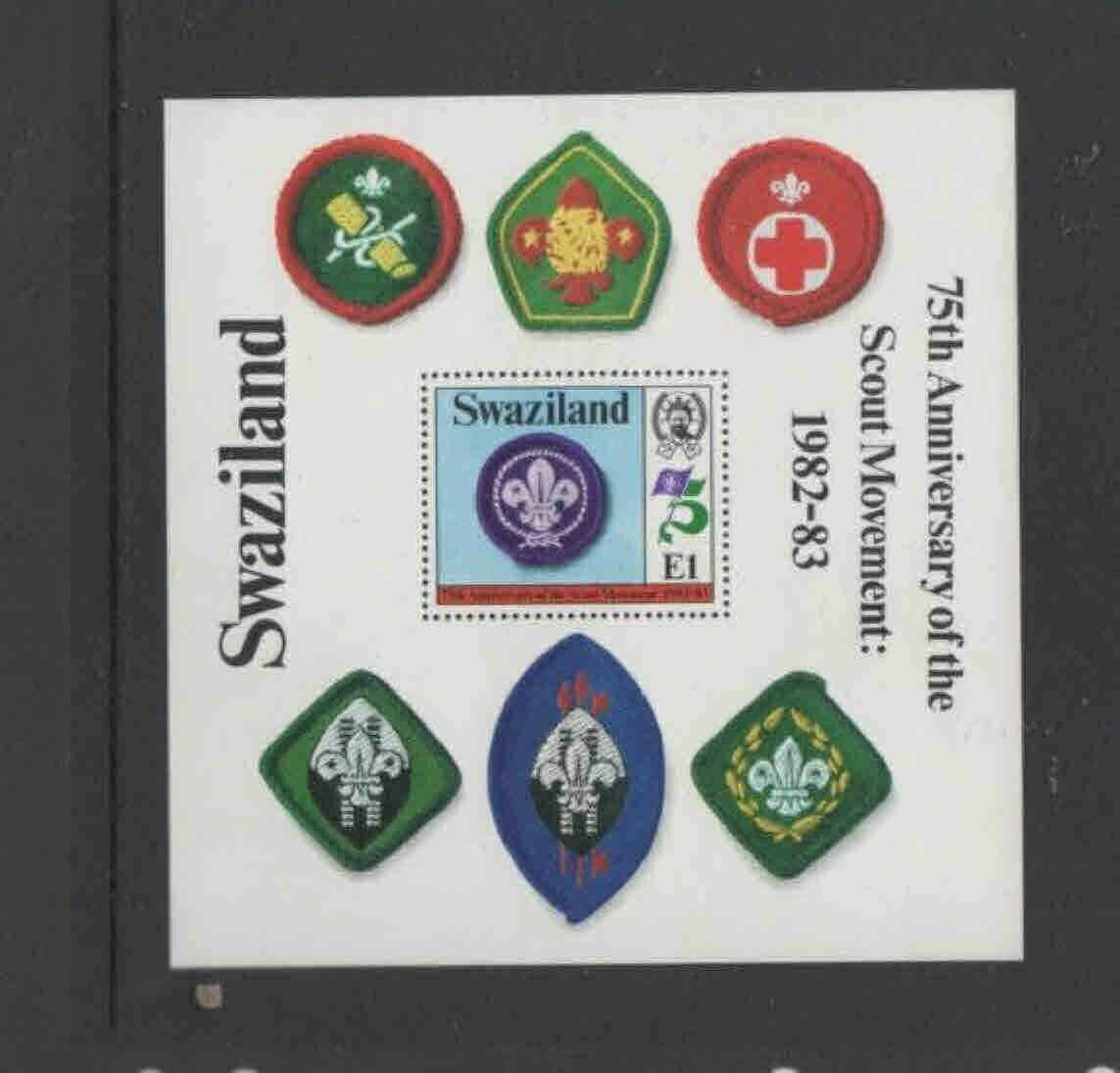 Swaziland #422 1982 Scouting Year Mint Vf Nh O.g S/s