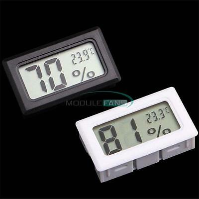 Lcd Thermometer Hygrometer Humidity Temperature Meter Indoor +k Type Probe New