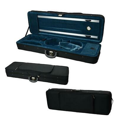 New Professional Nylon Fashion 4/4 Full Size Acoustic Violin Case Black Color