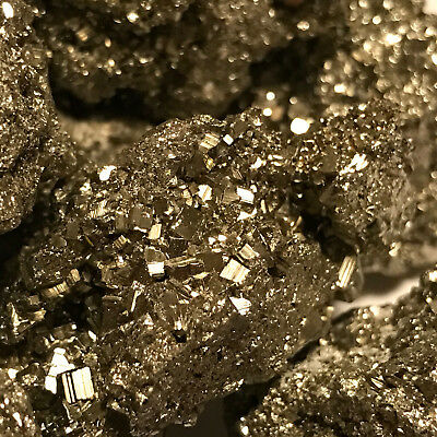 2000 Carat Lots Of Unsearched Natural Pyrite Rough + A Free Faceted Gemstone