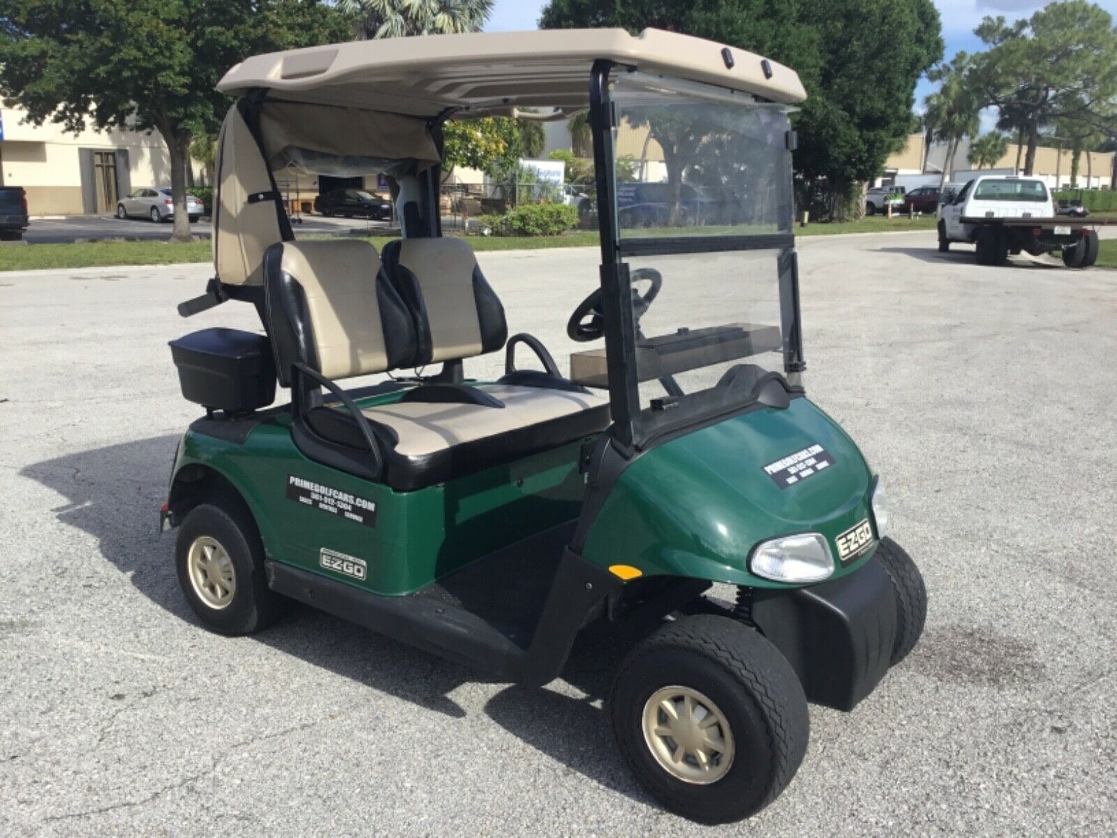 Green 2015 Ezgo Rxv 2 Passenger Seat Golf Cart Ac Motor 48v Lights Fast