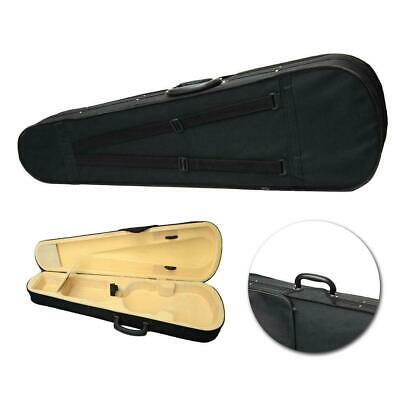 New Student High Quality Cloth Fluff Triangle Shape Case For 4/4 Violin Black