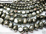 Natural Iron Pyrite Gemstone Freeformed Nugget Loose Beads 16'' Inches Strand