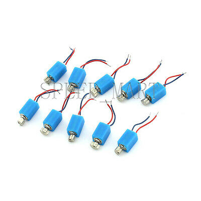 10 Pcs Pager And Cell Phone Mobile Cylinder Vibrating Micro Motor 2.5v-4.0v Dc