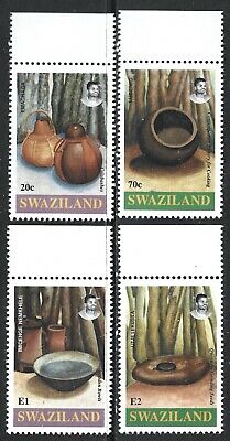 Swaziland 1993 Sc#616-9 Traditional Cooking Utensils Complete Mnh Set 0518